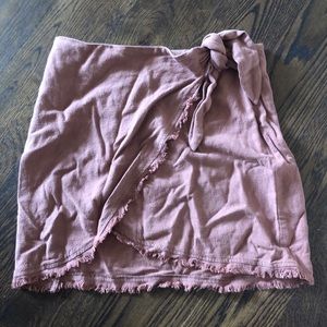 marroon/tan lizard thicket skirt